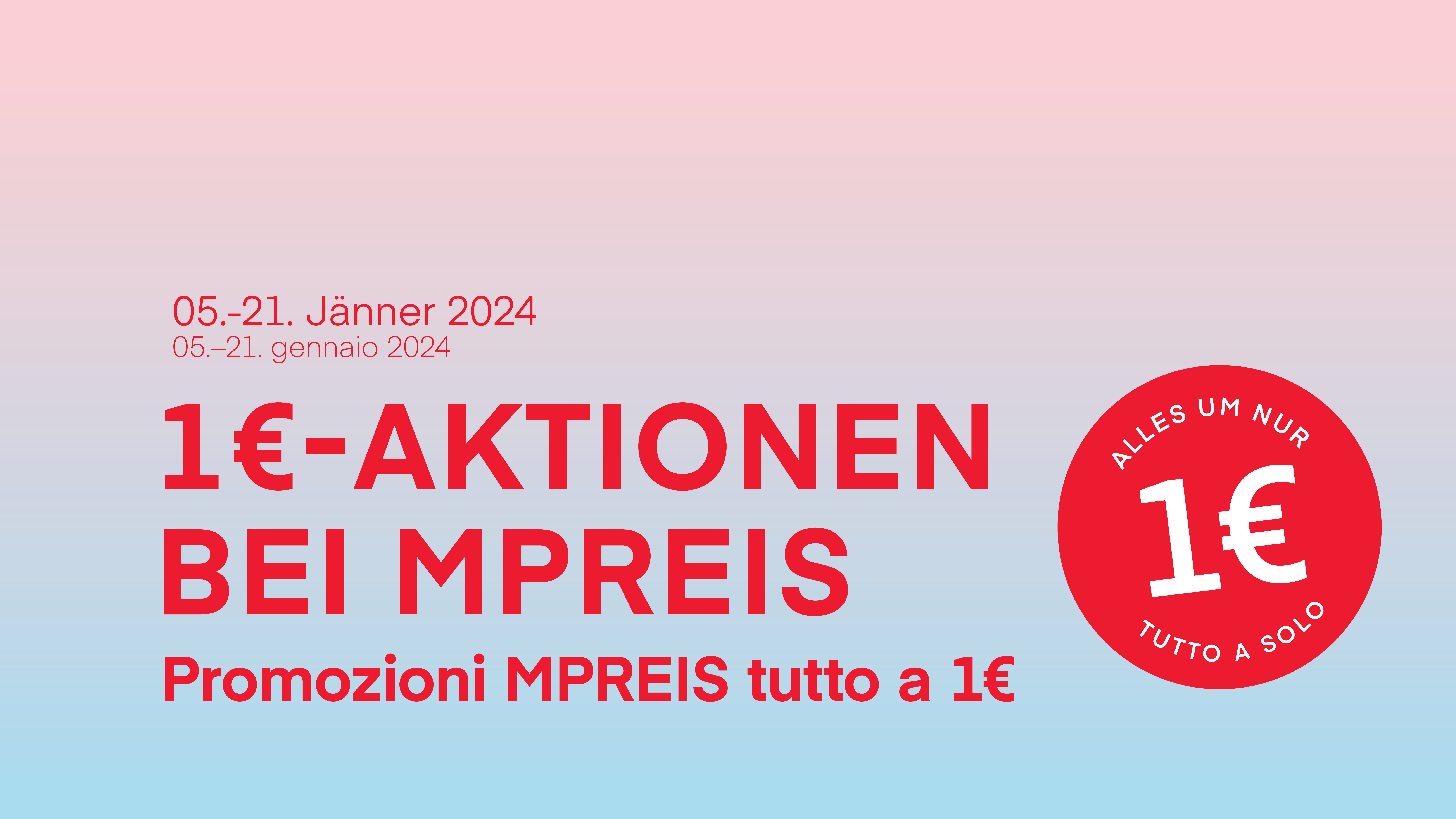 MPREIS Supermarkt Lebensmittel in Südtirol einkaufen